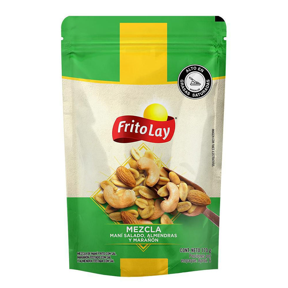 Frutos Secos Frito Lay Mezcla Maní Y Nueces (170 Gr)