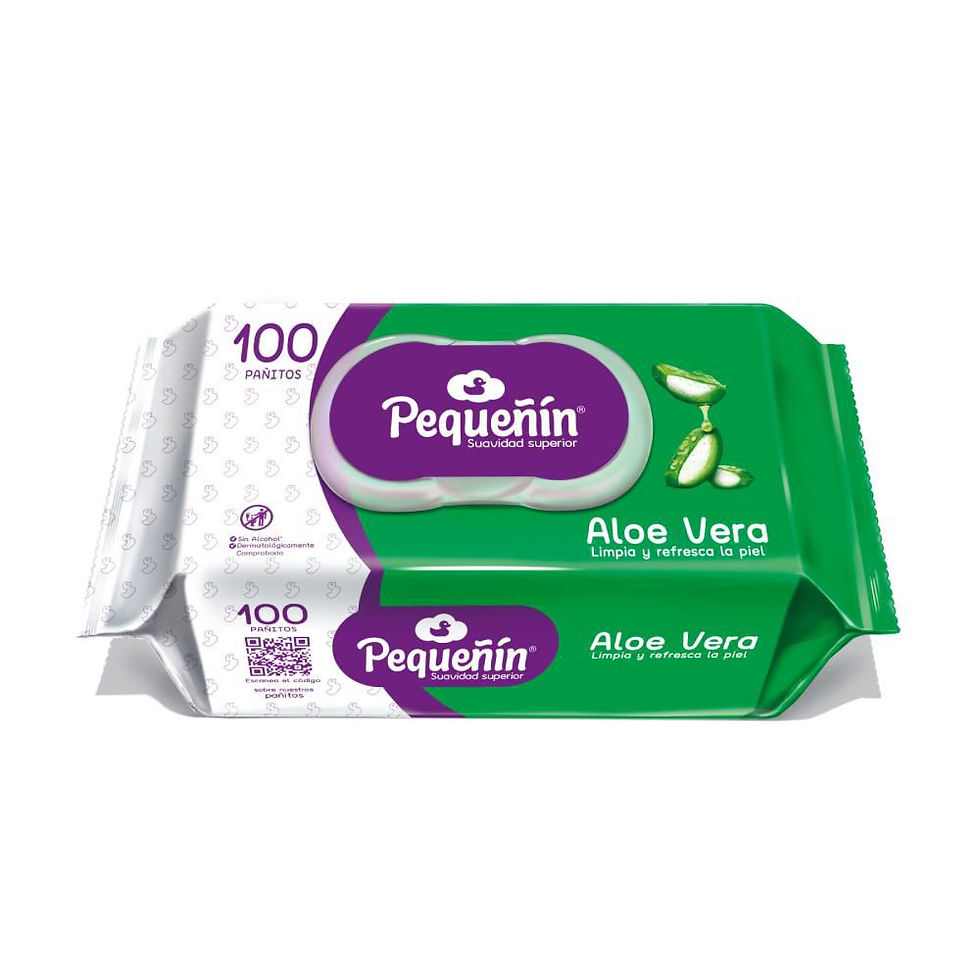 Pañitos Húmedos Pequenin Aloe Vera (100 Und)
