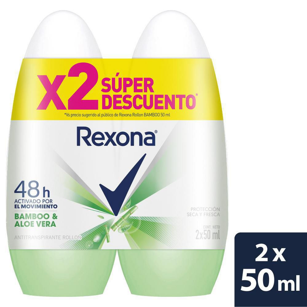 Desodorante Rexona Bamboo Roll On (100 Ml)