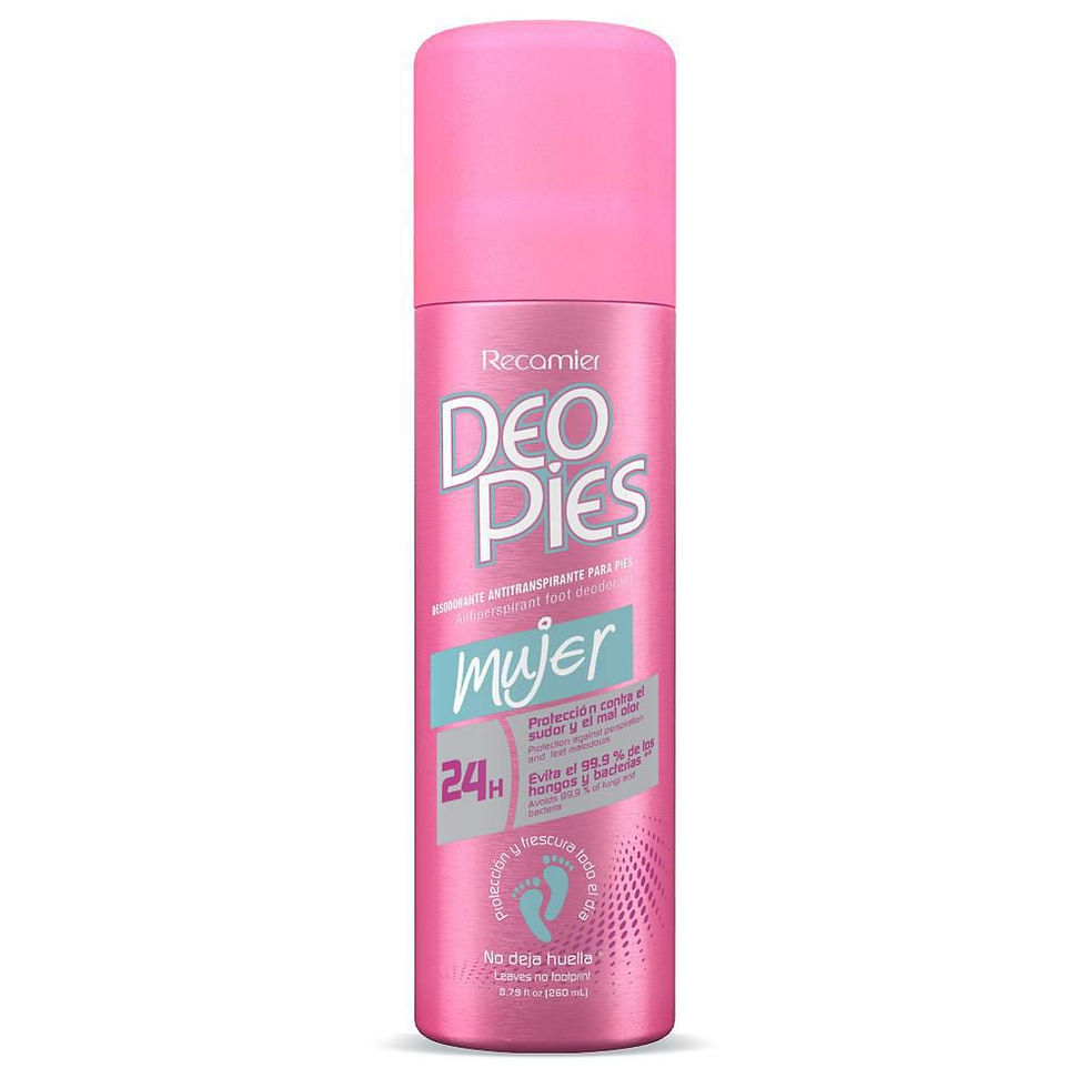 Desodorante Para Pies Deo Pies Para Mujer Antitranspirante (260 Ml)