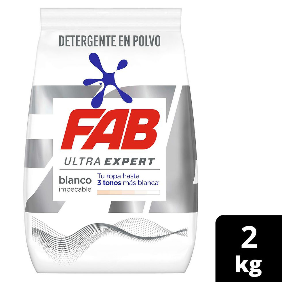 Detergente En Polvo Fab Ultra Expert Blanco Impecable (2000 Gr)
