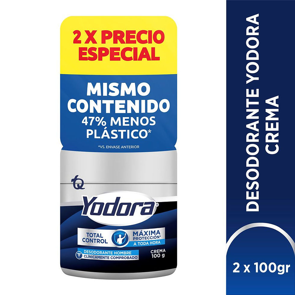 Desodorante Yodora Crema Total Control (200 Gr)