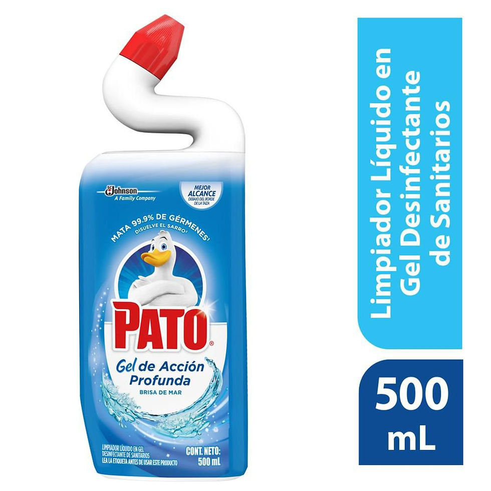 Desinfectante Pato Gel Acción Profunda Inodoros Marina (500 Ml)