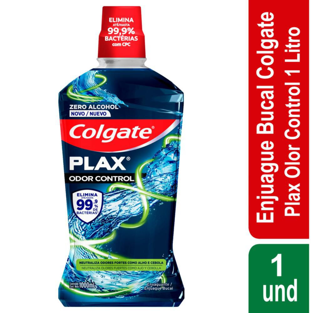 Enjuague Bucal Colgate Plax Control Odor (1000 Ml)