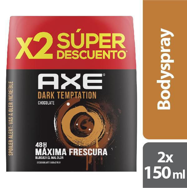 Desodorante Axe Dark Temptation Aerosol (300 Ml)