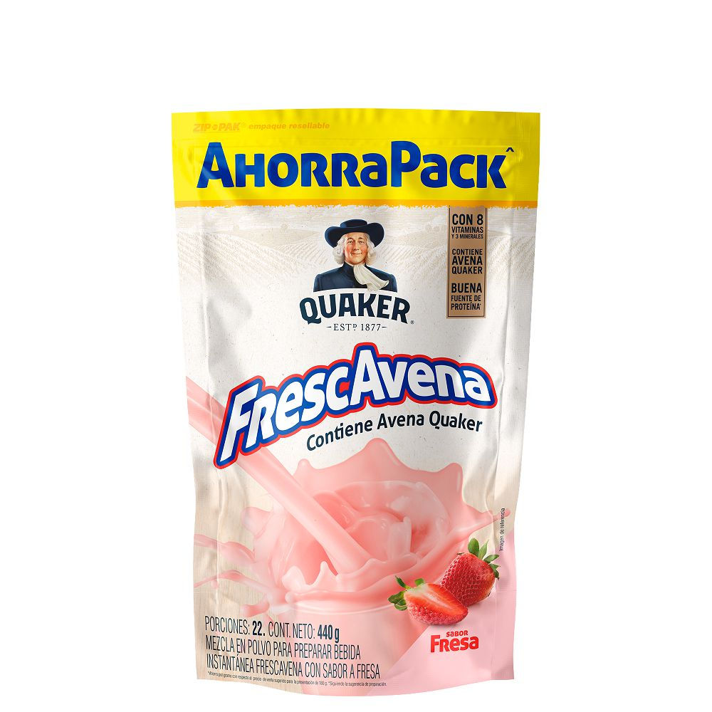 Mezcla Fresa P. Especial Frescavena 440 Gr