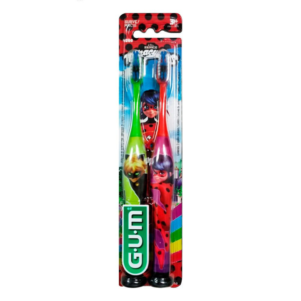 Cepillos Gum Ladybug (2 Und)