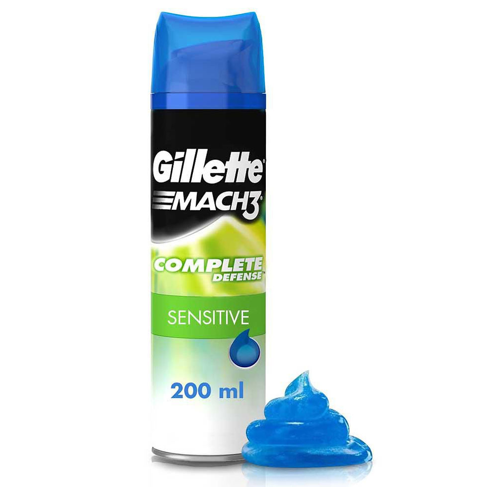 Gel Para Afeitar Gillette Mach3 Sensitive Para Piel Sensible (200 Ml)