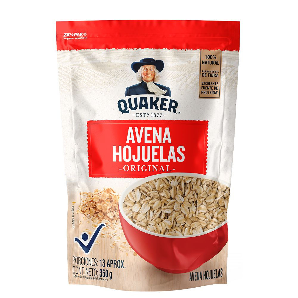 Avena En Hojuelas Original Quaker 350 Gr