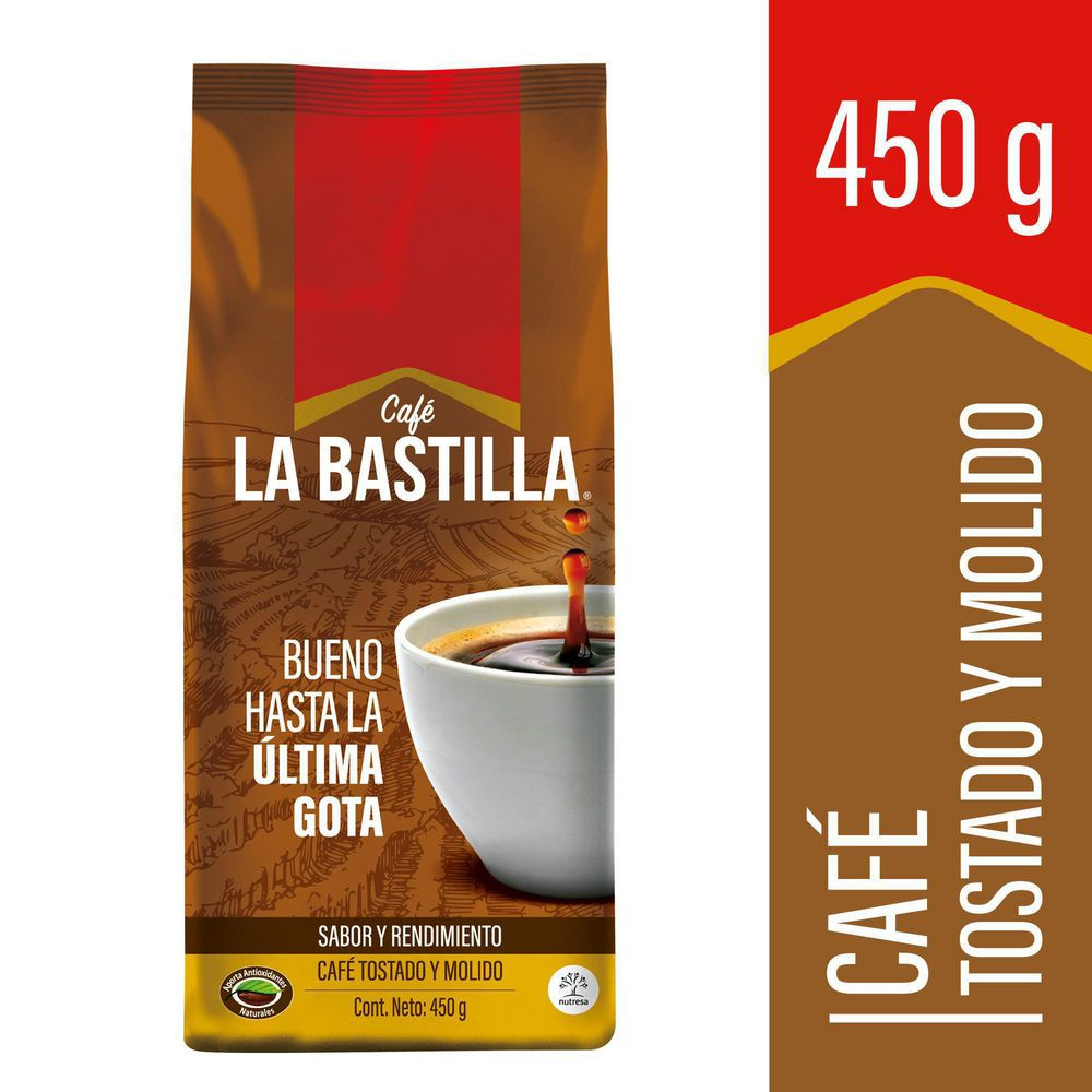 Café La Bastilla Tostado Y Molido (450 Gr)