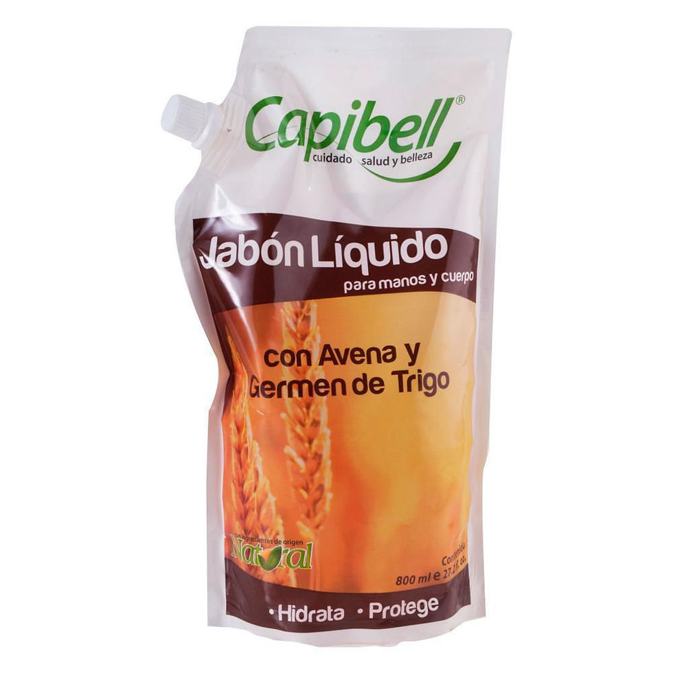 Jabón Líquido Capibell Avena Doypack (800 Ml)
