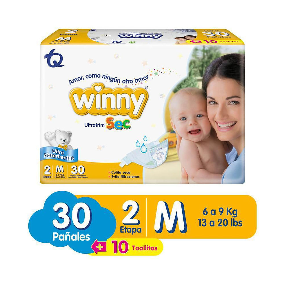 Pañales Winny Ultratrim Sec 2M (30 Und)