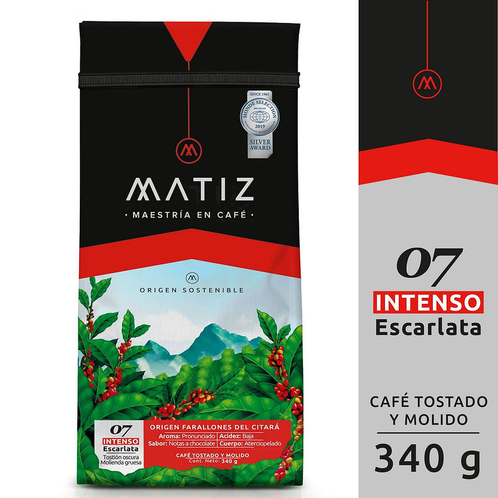 Café Matiz Tostión Oscura Y Molienda Gruesa (340 Gr)