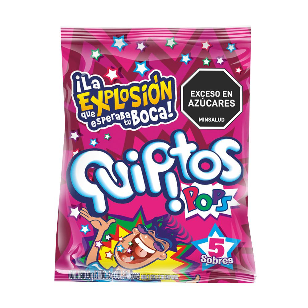 Dulce Masticable Quipitos X5 Sobres (40 Gr)