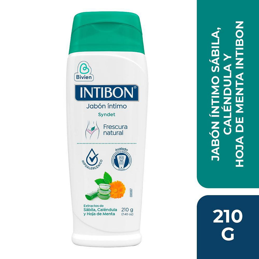 Jabón Íntimo Intibon Sábila Caléndula Y Hoja De Menta (210 Gr)