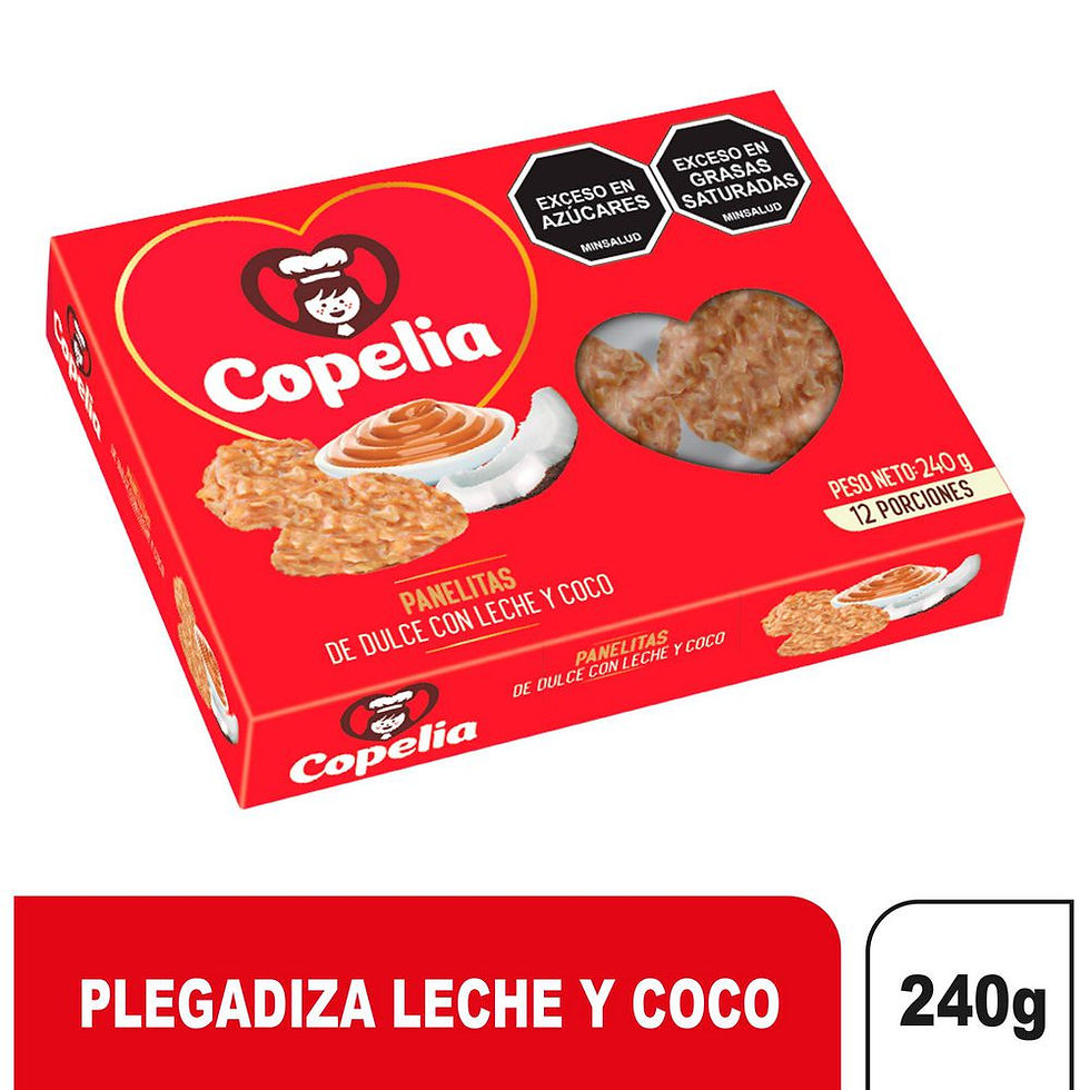 Panel Dulce De Leche Y Cocx12U Copelia 240 Gr