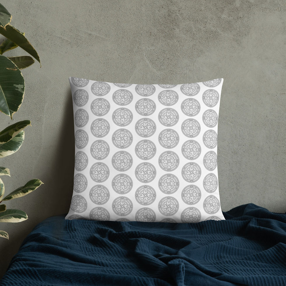Thumbnail: JEM COLLECTION Mandala Pattern Pillow