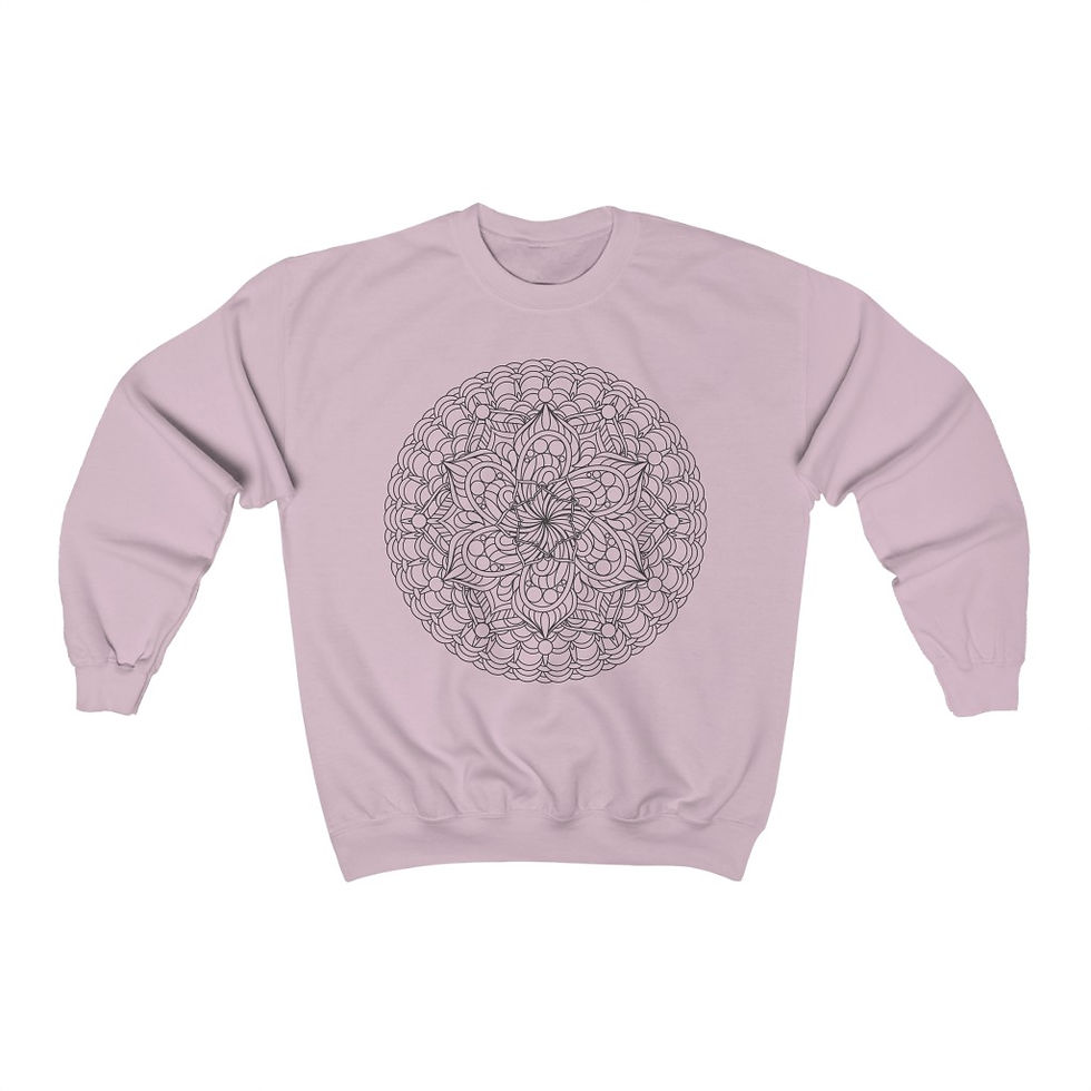 Thumbnail: The Expansion Sacred Geometry Mandala Unisex Crewneck Sweatshirt