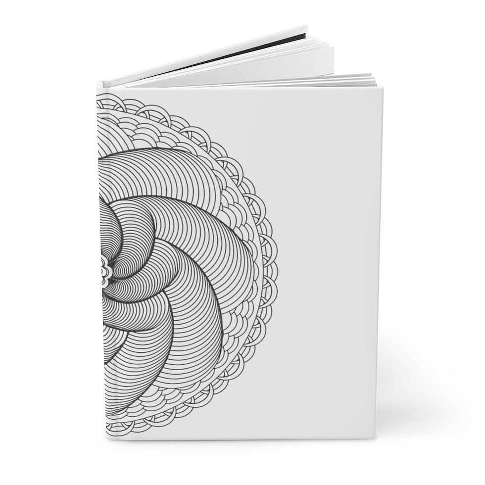 Thumbnail: Helix Sacred Geometry Hardcover Journal Matte