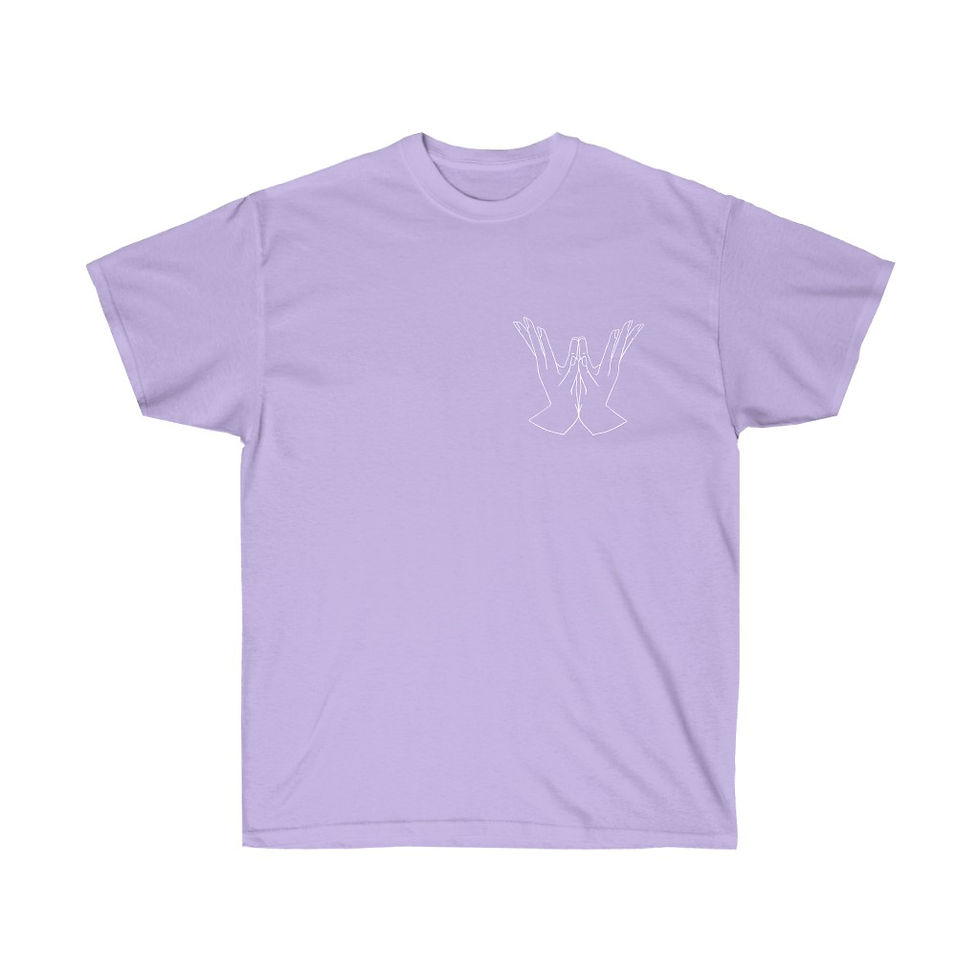 Thumbnail: Lotus Mudra Line Art Unisex Ultra Cotton Tee