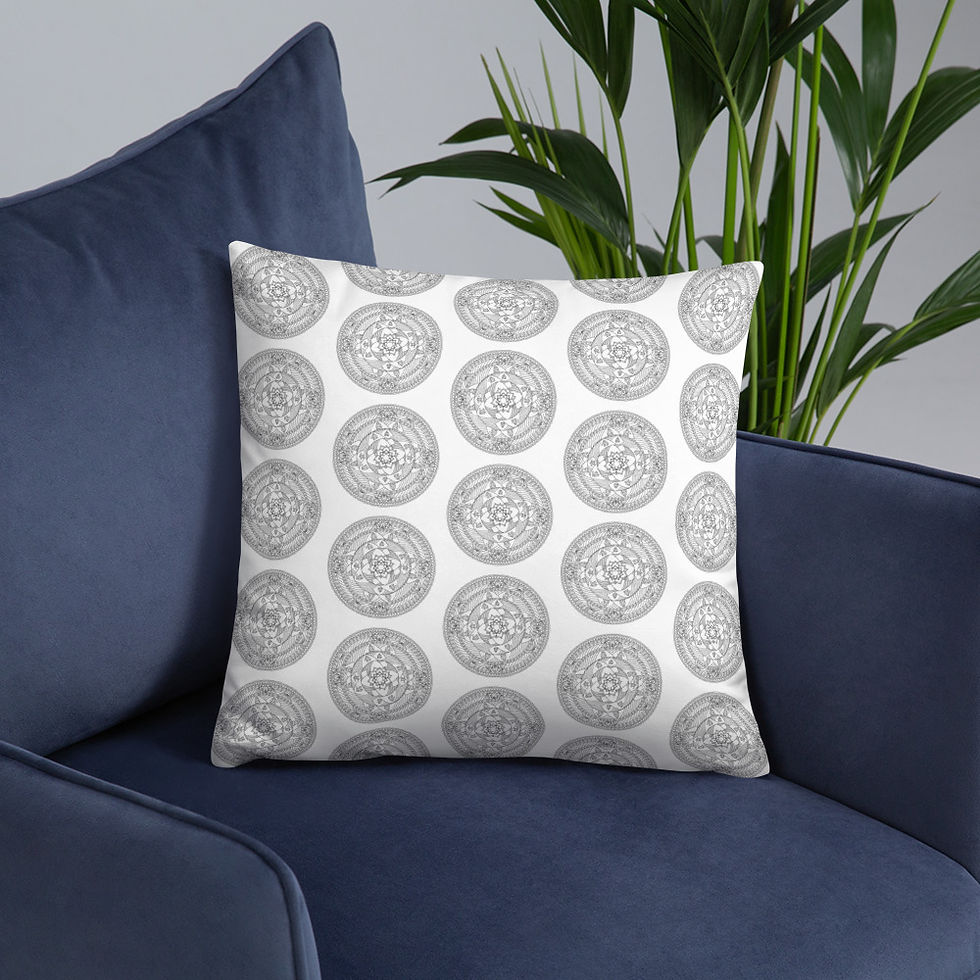 Thumbnail: JEM COLLECTION Mandala Pattern Pillow