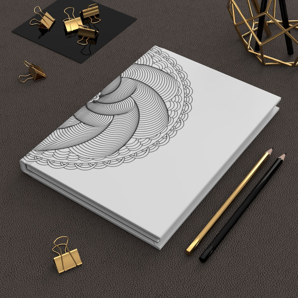 Helix Sacred Geometry Hardcover Journal Matte