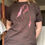 Thumbnail: Brown hand-painted t-shirt