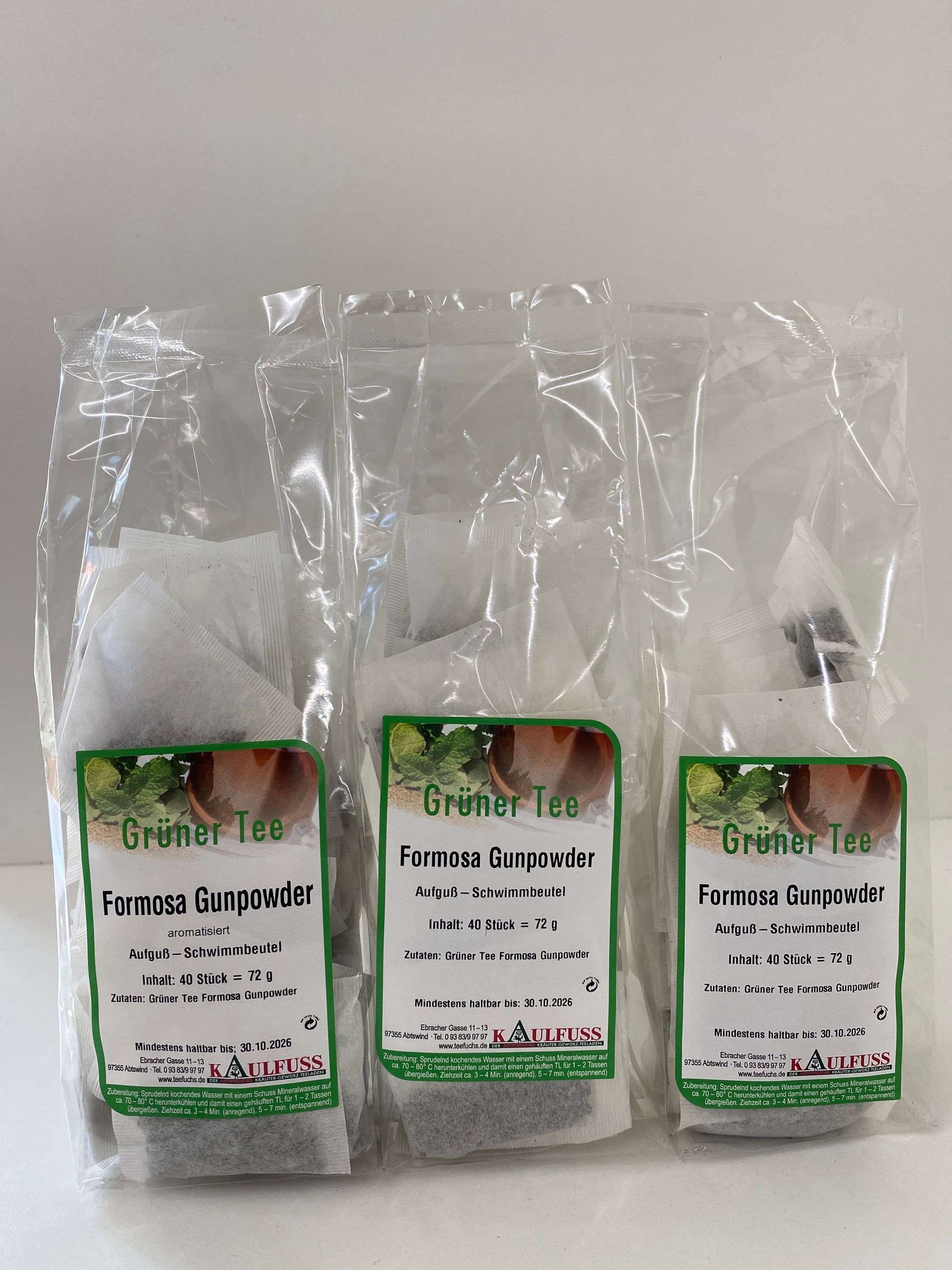 Grüner Tee Gun Powder 40 Btl.