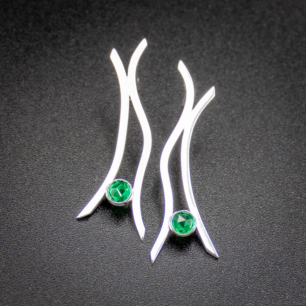 Not Your Mother's Emerald Earrings
