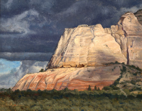 oil painting of dixon country by Ryan skidmore