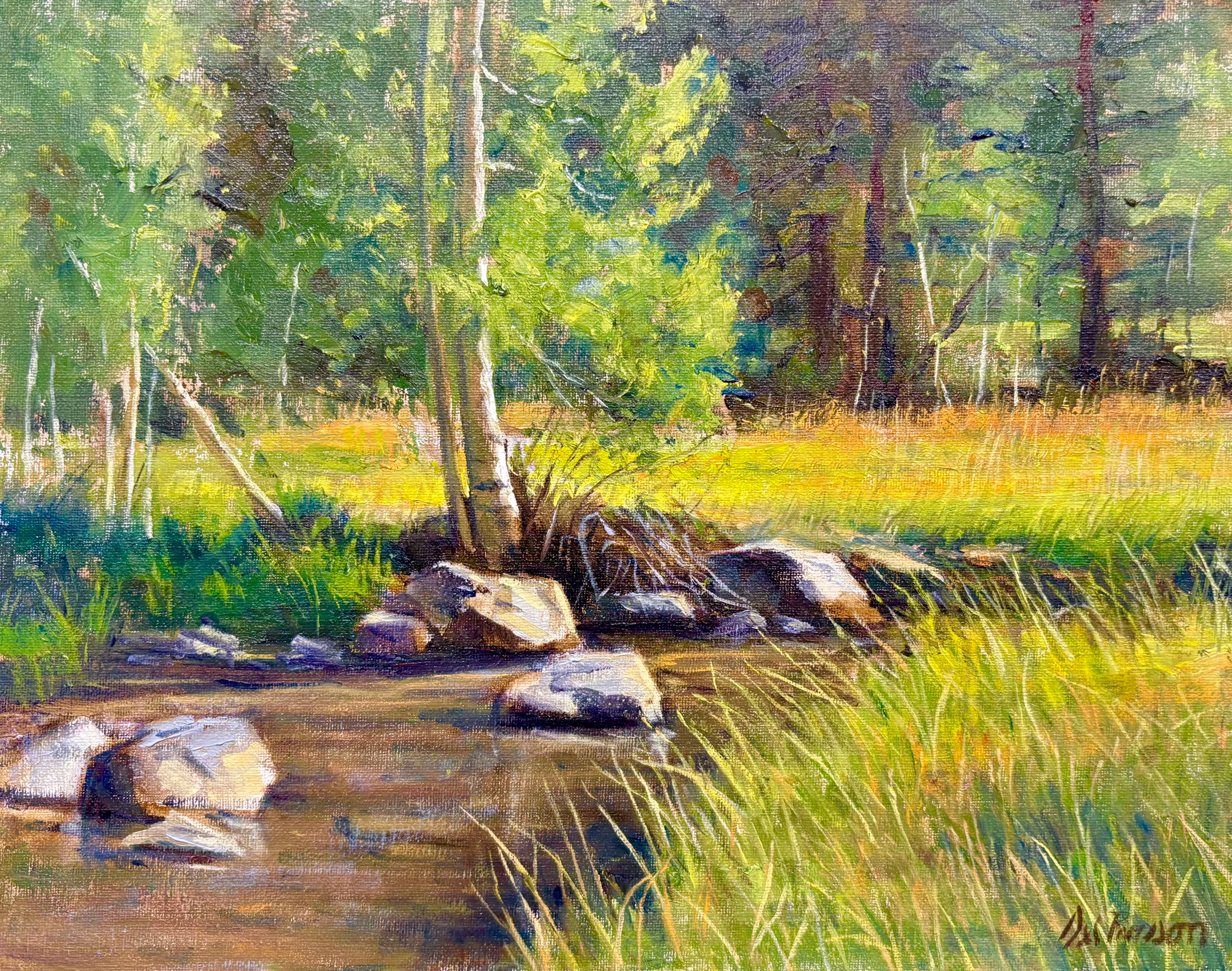 del parson landscape painting