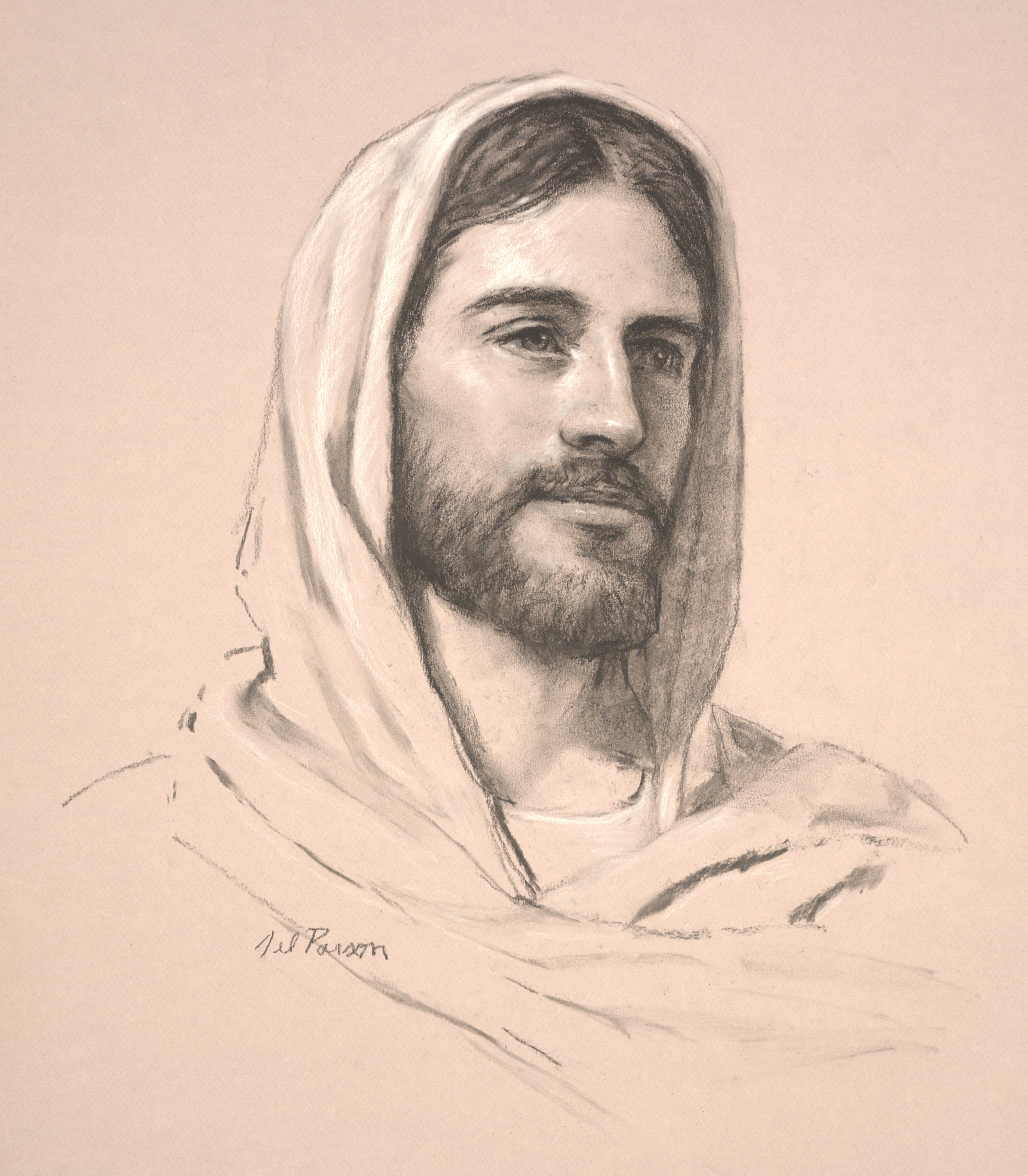 del parson Jesus portrait