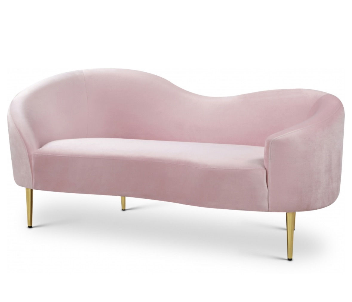  Pink Ritz Amour Loveseat 