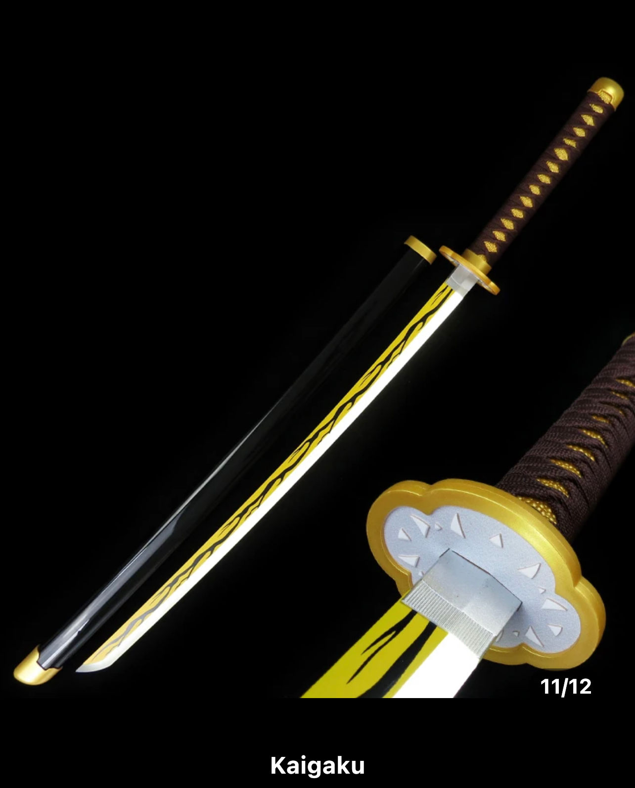 Demon Slayer - Kaifaku Sword - Wood/Plastic/LED - 104cm