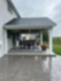 Elevated covered deck designed to last and installed by Potted Luck Landscape in Central PA