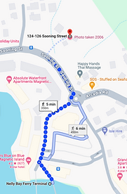 Map showing location Magnetic Glamping