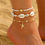 Thumbnail: 3pcs Rope Anklet Set