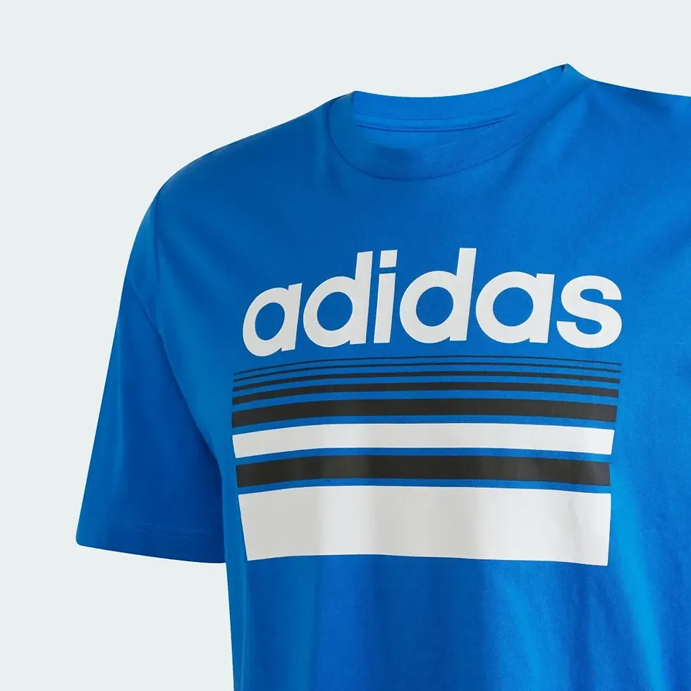 Thumbnail: adidas Mens Horizon Linear T-Shirt - Blue - Small