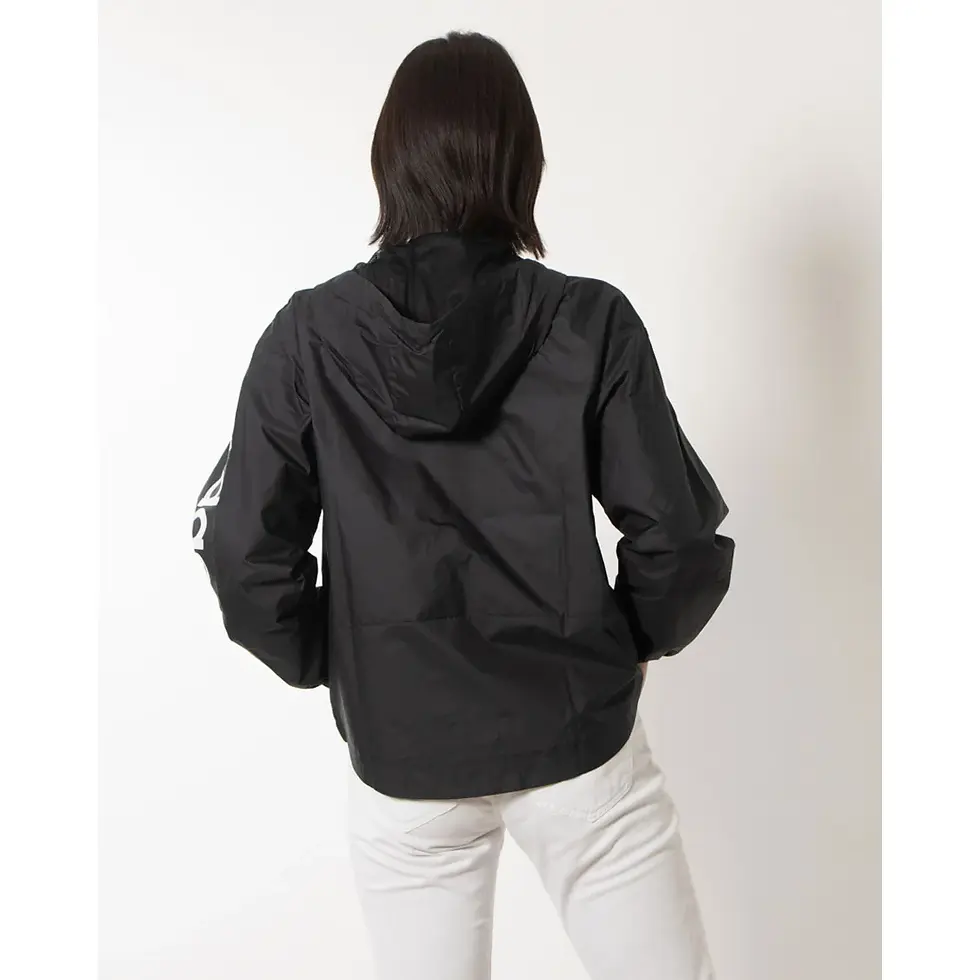Thumbnail: Adidas Essentials Womens Oversize Logo Windbreaker Black (RRP £45)