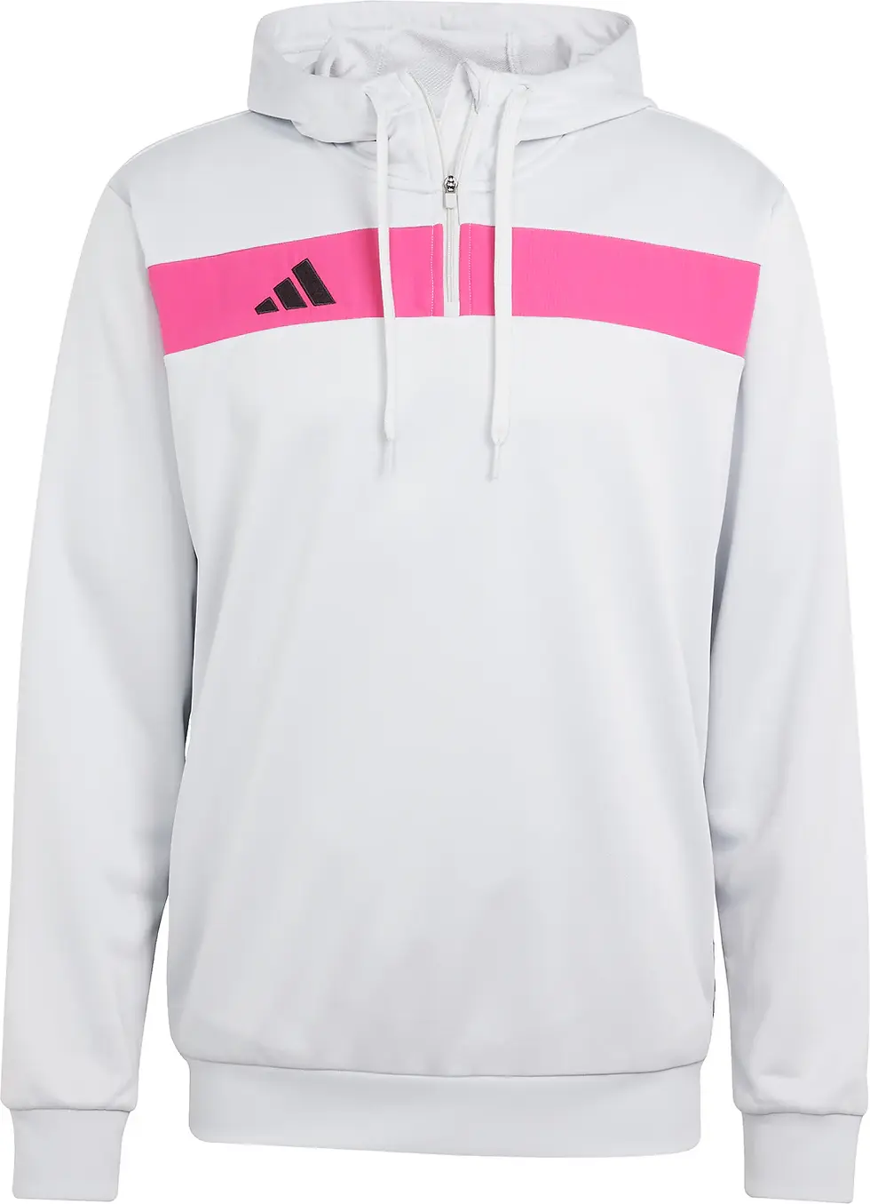 Thumbnail: adidas Tiro 25 Essentials Mens Half Zip Hooded Sweatshirt Hoodie - Grey - XL