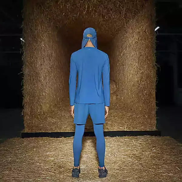 Thumbnail: Adidas x Ivy Park Training Running Gym Shirt Top - Glow Blue