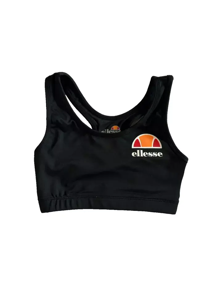 Thumbnail: Ellesse Womens Sostino Bra Top - Black - Size 6