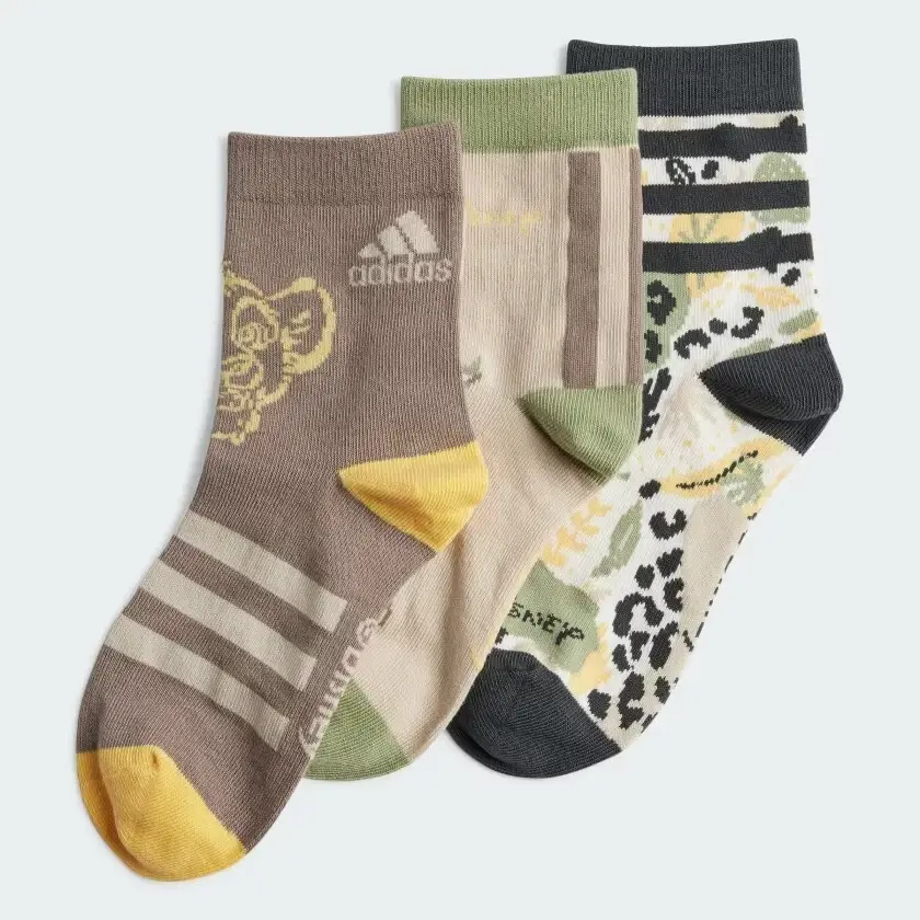 Adidas Originals x Disney Lion King Kids Crew Socks (3-Pack) - KXS & KS