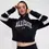 Thumbnail: Ellesse Womens Capricia Crop sweatshirt - Black - Size Small(10)