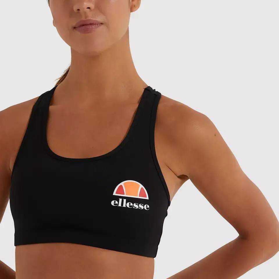 Thumbnail: Ellesse Womens Sostino Bra Top - Black - Size 6