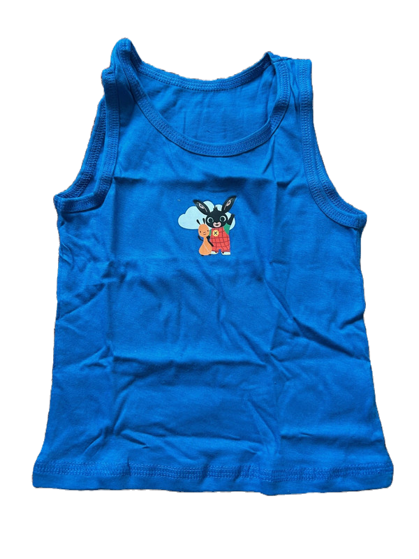 Thumbnail: Bing Bunny 3 Pack Boys Vests - 12mths-6yrs