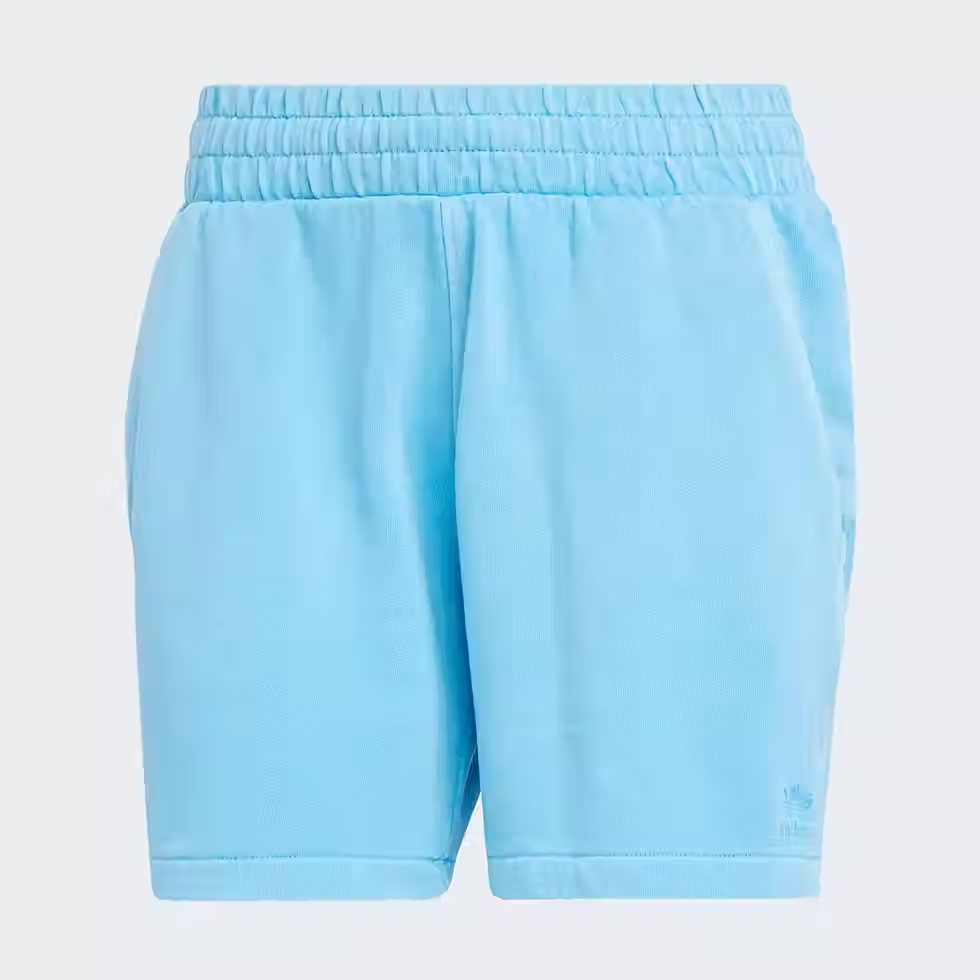 Thumbnail: adidas Essentials Womens Loose Fit Shorts - Semi Blue Burst