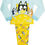 Thumbnail: Bluey Kids Pyjamas PJ's Nightwear - Sizes 18mth-4yr