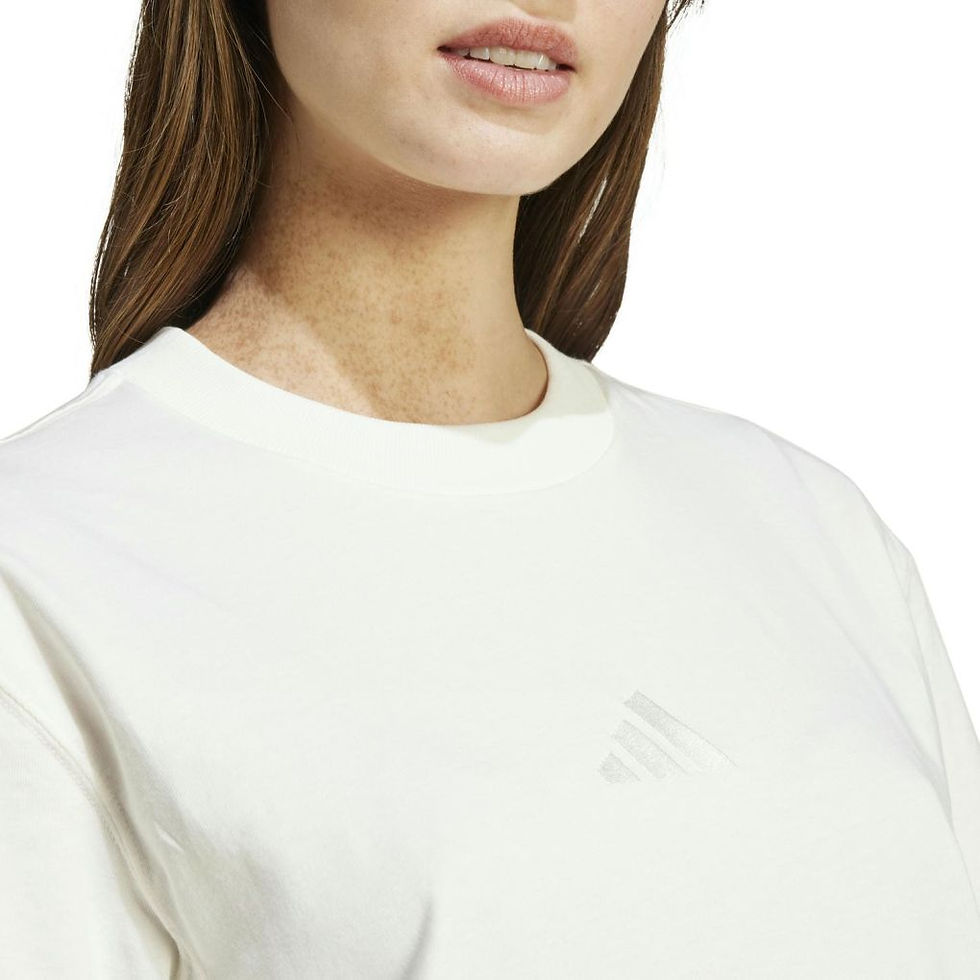 Thumbnail: adidas Womens all SZN Loose T-Shirt - Off White