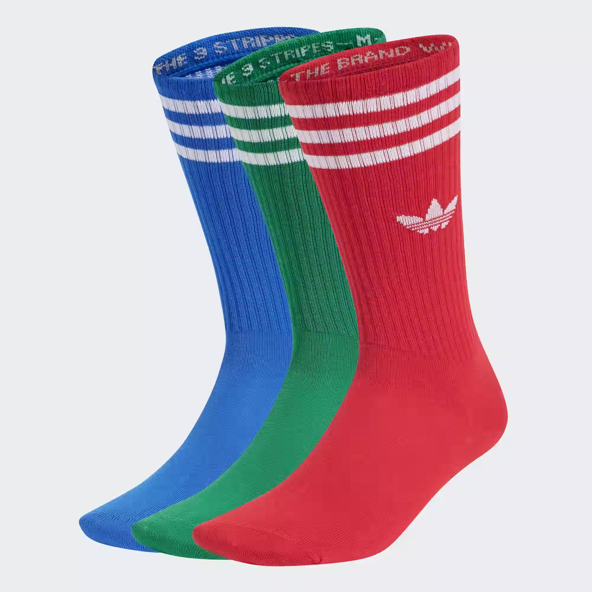 adidas Originals Solid Crew Socks 3 Pairs